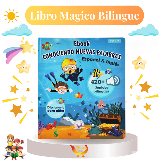 Libro Mágico Bilingüe  -Educación Temprana Niños